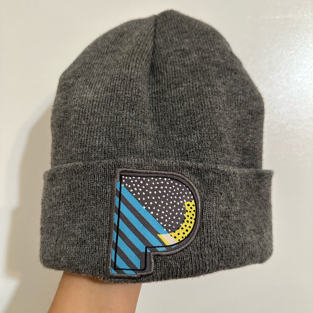NWOT PANDORA MUSIC Acrylic Heather Gray Beanie